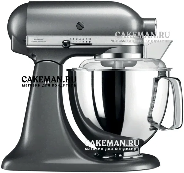 Миксер планетарный KITCHENAID - "Серебрянный медальон, 4,83 л." (5KSM175PSEMS) (1 шт.)-0