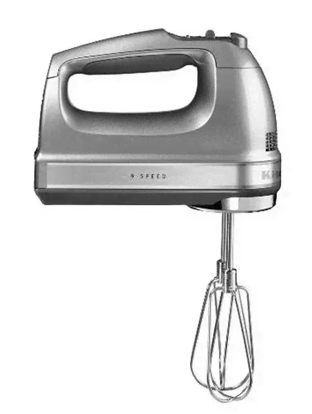 Ручной миксер KitchenAid, 5KHM9212ECU, серебристый, KitchenAid-0