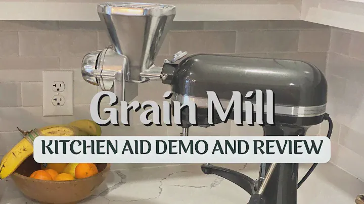 Kitchenaid Grain Mill Unboxing and Review | Milling the Grains and Baking Bread