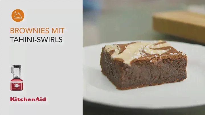 Brownies mit Tahini-Swirls: schnell gezaubert mit dem K400 Artisan Standmixer | Rezepte | KitchenAid
