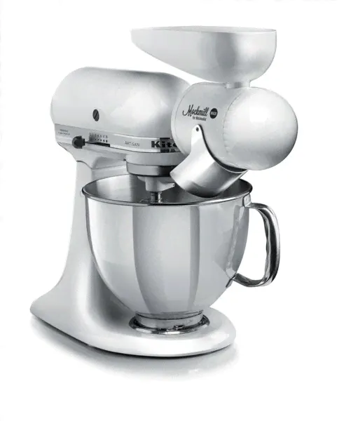Насадка - мельница для помола зерна в муку Mockmill для планетарного миксера KitchenAid-4