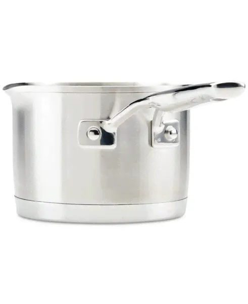 Сотейник KitchenAid 3-х слойный нержавеющей стали 1,5 литра с индукционным дном и носиком для налива-4