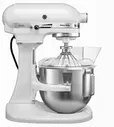 Миксер планетарный профессиональный KitchenAid 5KPM5EWH, дежа 4.80 л, 3 насадки, белый