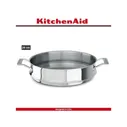 Вставка-пароварка 3 Ply Steel для посуды, диаметром 24 см, сталь 18/10, KitchenAid