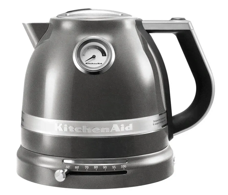 Чайник электрический KitchenAid Artisan 5KEK1522EMS, серебряный медальон
