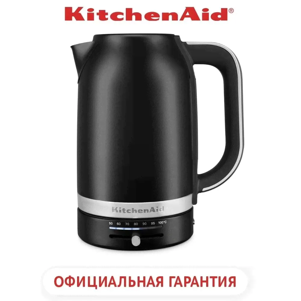 Чайник KitchenAid, матовый черный, 5KEK1701EBM
