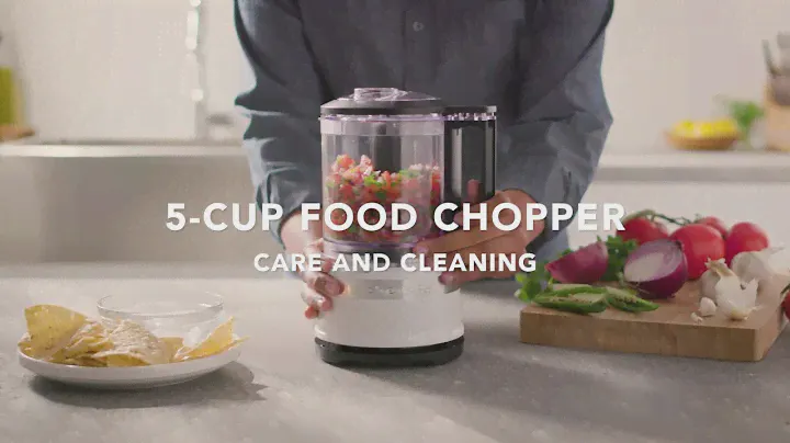 KitchenAid 5 Cup Food Chopper (5KFC0516) Cleaning