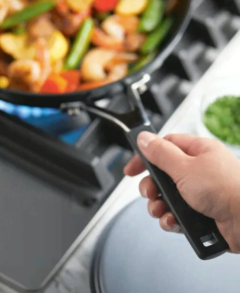 Сковорода KitchenAid твердого анодированного покрытия, комплект из 2 сковороды без пригорания-1