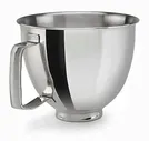 KitchenAid 3.5-Quart Flared Polished Stainless Steel Bowl for Artisan Mini Stand