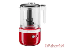 Мини-комбайн кухонный беспроводной KitchenAid 5KFCB519EER 1,18 л. Красный