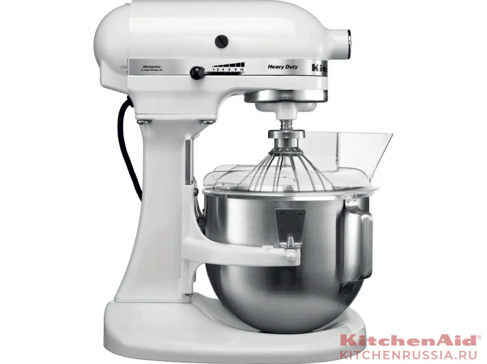 Миксер планетарный KitchenAid HEAVY DUTY 5KPM5EWH 4,8л. Белый