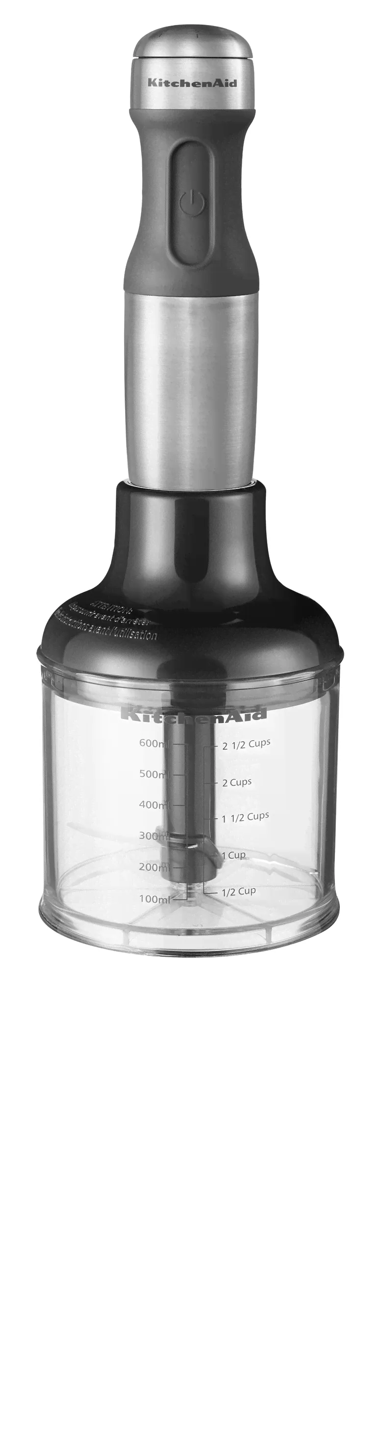 Блендер погружной 5KHB2571, 5 скоростей, серебристый, KitchenAid-0
