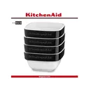 Набор керамических рамекинов Ceramic для запекания и подачи, 4 шт, черный, KitchenAid