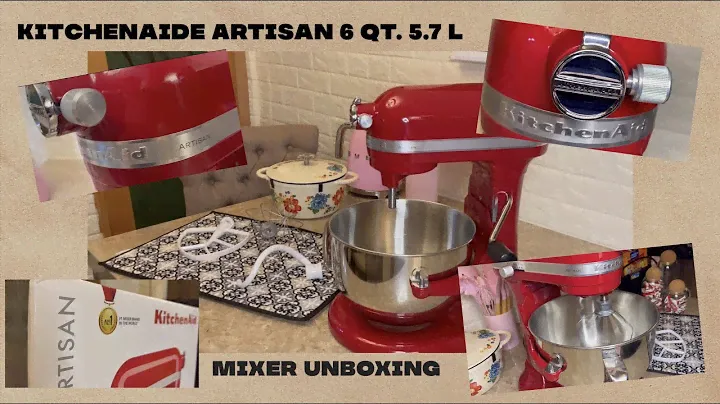 KitchenAid Artisan 6 qt. 5.7 L Bowl Lift Stand Mixer Unboxing :)