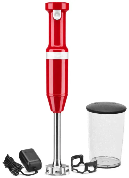 Погружной блендер KitchenAid 5KHBBV53EER красный