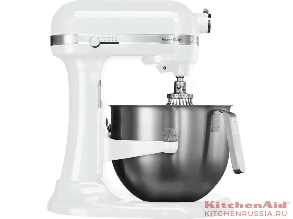 Миксер планетарный KitchenAid HEAVY DUTY 5KSM7591XEWH 6,9л. Белый-0