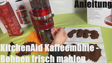 KitchenAid KAFFEEMÜHLE - ARTISAN 5KCG8433 - Bohnen frisch mahlen f. guten Kaffee Bedienungsanleitung