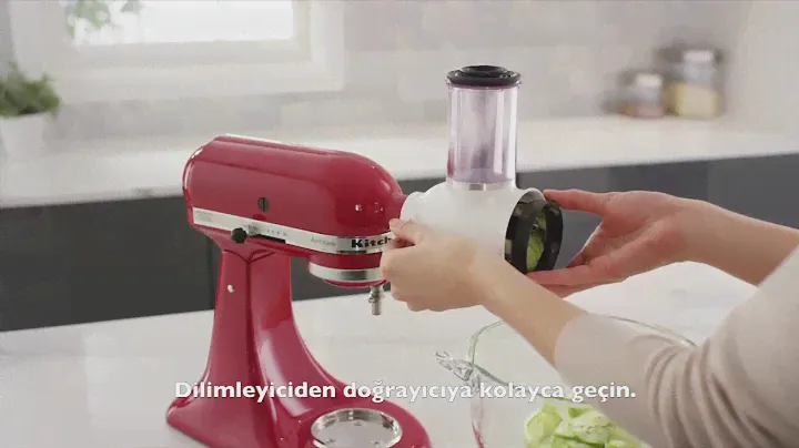 Nasıl Bıçak Değiştirilir? | KitchenAid® Dilimleyici/Doğrayıcı Aksesuarı