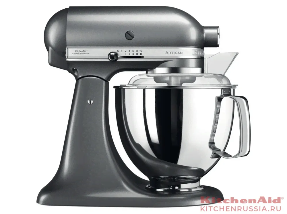 Миксер планетарный KitchenAid ARTISAN 5KSM175PSEMS 4,8л. Серебряный медальон