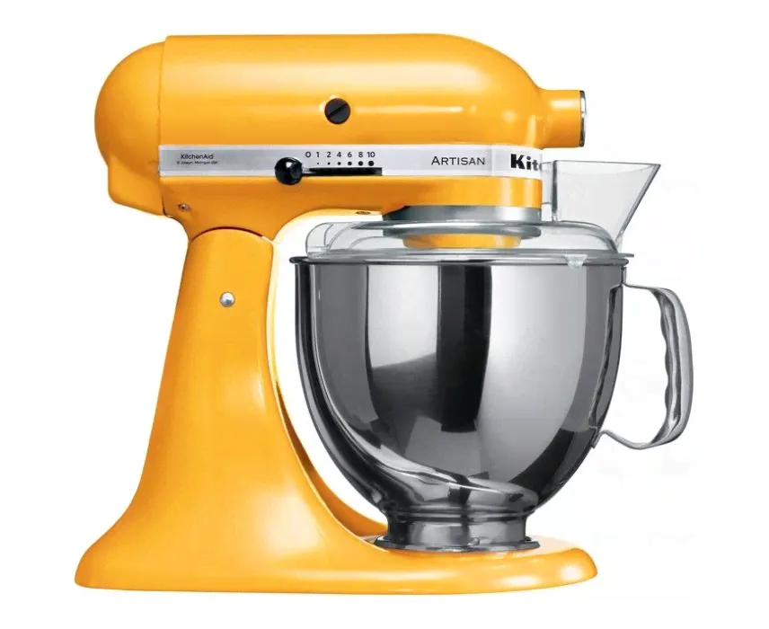 Миксер планетарный KitchenAid Artisan, чаша 4.8л, желтый перец - арт.5KSM150PSE-0