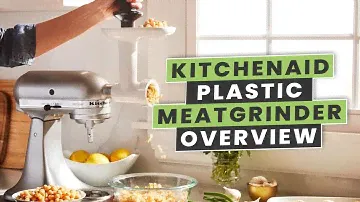 KitchenAid Plastic Meat Grinder 5KSMFGA | Accessories Overview