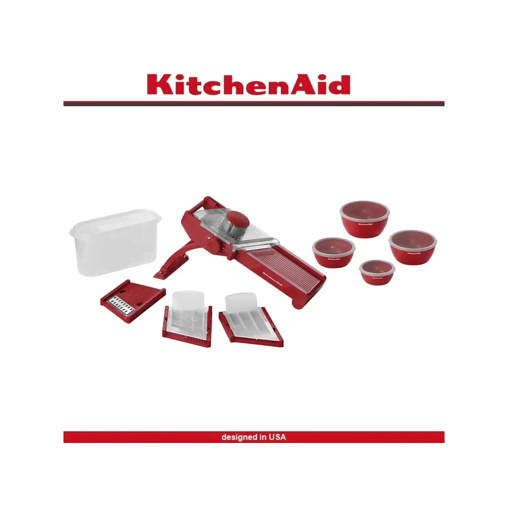 Овощерезка мандолина, 3 насадки, KitchenAid