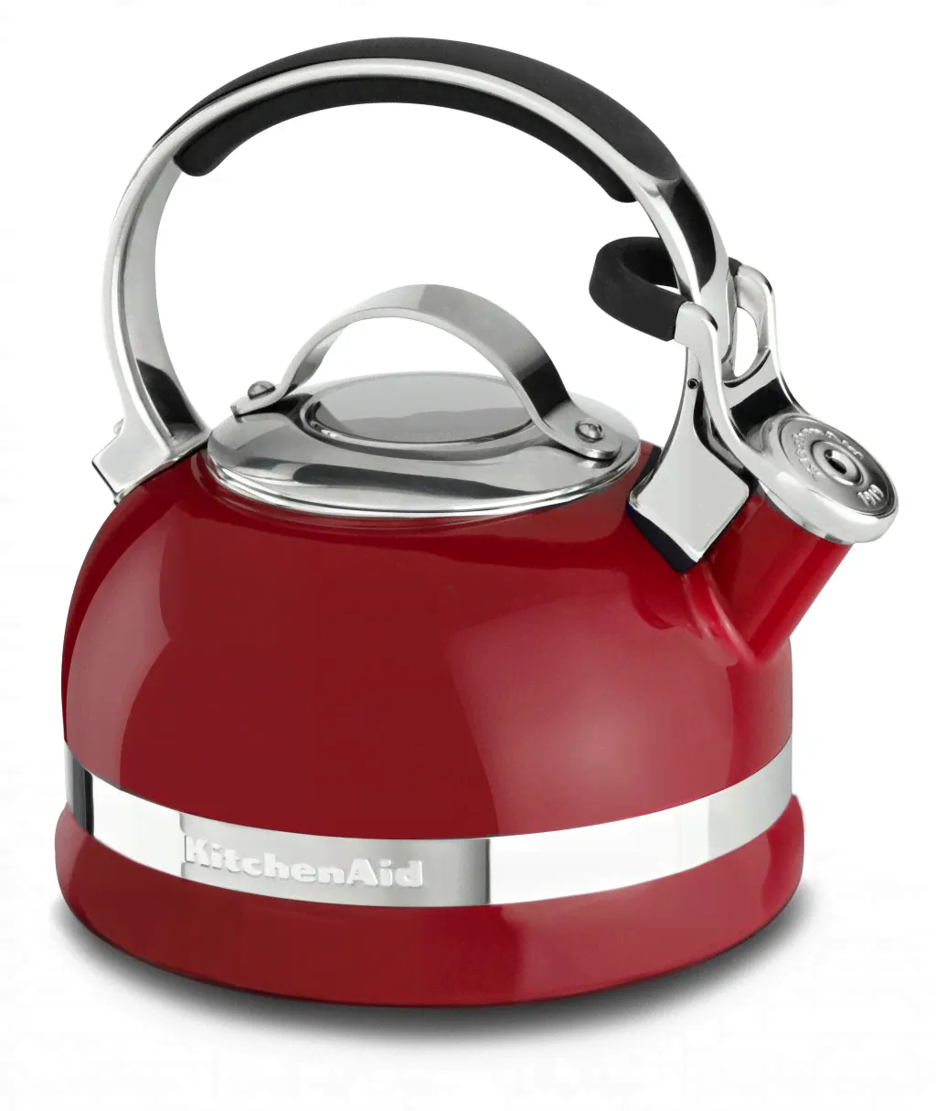 Чайник со свистком наплитный 1,89 л, красный, KTEN20SBER, KitchenAid