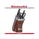 Набор кухонных ножей Natural, 5 предметов, подставка ясень, KitchenAid
