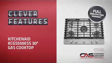 KitchenAid KCGS550ESS Cooktop