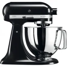 Миксер настольный KITCHENAID Artisan 5KSM125EOB, 4.8 л, с откидным блоком, черный