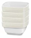 Набор керамических чаш для запекания (4 шт.), 0,22 л, кремовый, KBLR04RMAC, KitchenAid