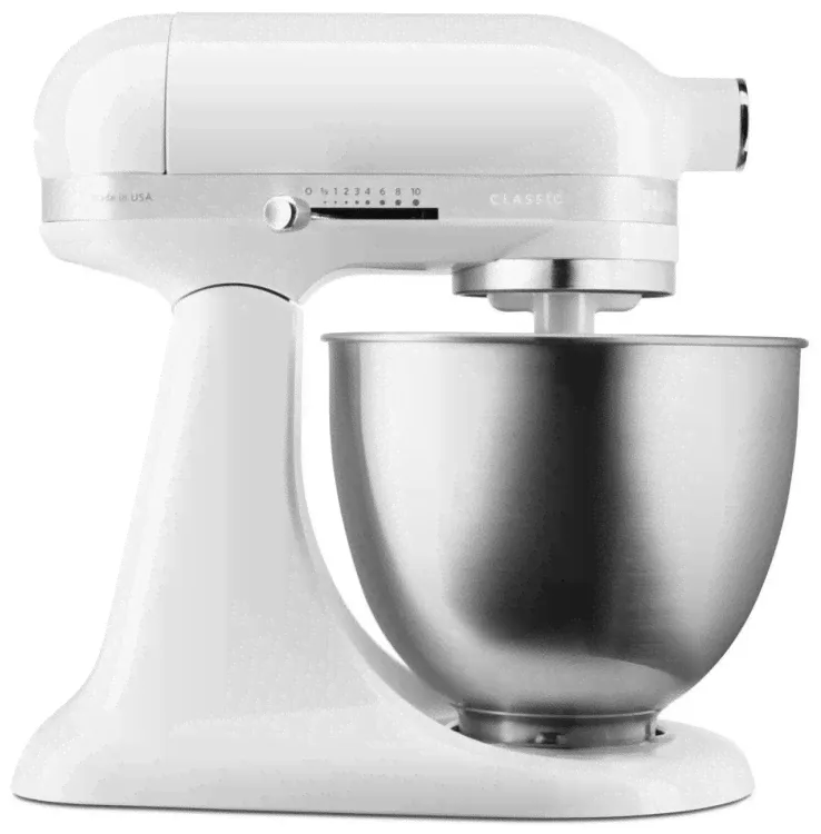 Планетарный миксер KitchenAid Classic 5KSM3310XEWH белый-0