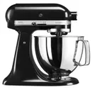 Миксер планетарный бытовой KitchenAid 5KSM125EOB, дежа 4.83 л, 3 насадки, черный