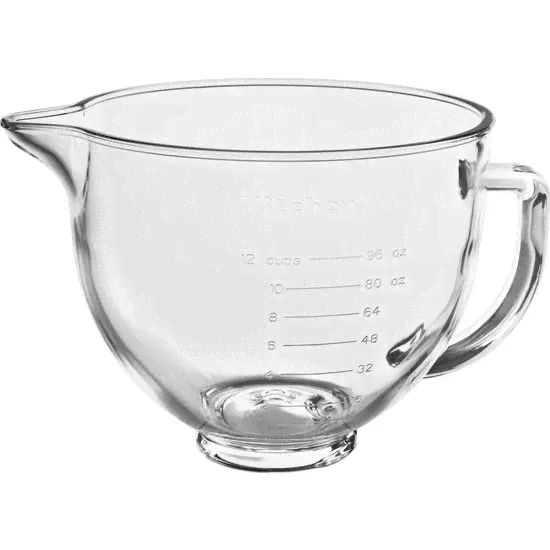 KitchenAid миксер Стеклянная чаша для моделей стационарных миксеров KitchenAid 4,8 л — 5KSM5GB