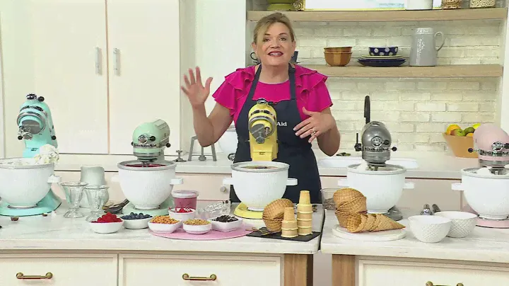 KitchenAid Ice Cream Maker Attachment w/ Ice Cream Scoop on QVC