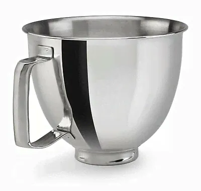 KitchenAid 3.5-Quart Flared Polished Stainless Steel Bowl for Artisan Mini Stand-0