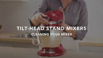 KitchenAid® Artisan® Series Tilt-Head Stand Mixer: How to Clean