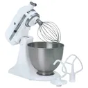 Миксер планетарный ,бытовой, дежа 4.28л., 3 насадки, белый, KitchenAid