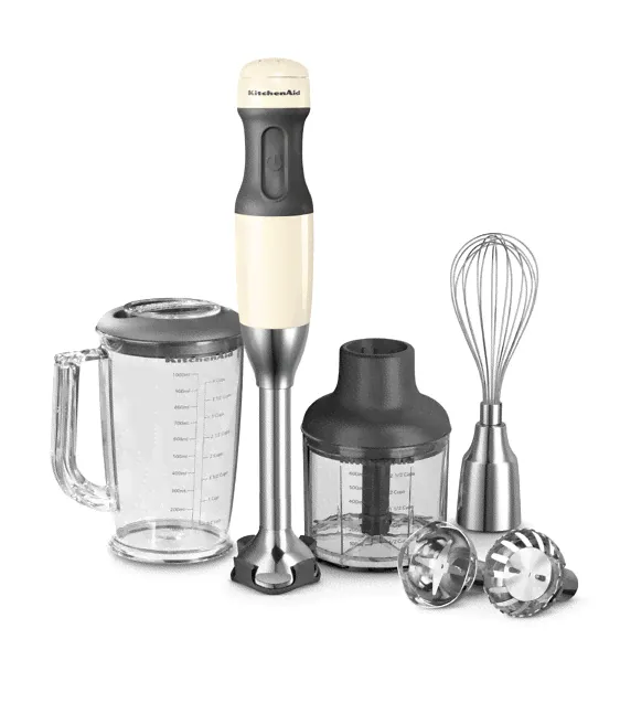 Блендер-гомогенизатор погружной, 5 скоростей, кремовый, 5KHB2571EAC, KitchenAid-0