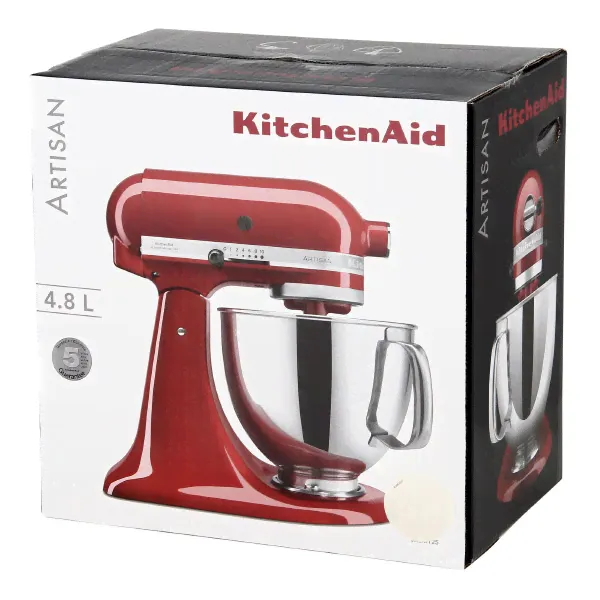 Характеристики - Миксер KitchenAid 5KSM125EER красный-1