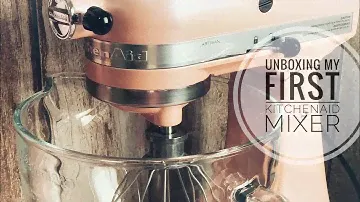 Unboxing my KitchenAid Artisan Design Series 5QT w/ Glass Bowl
