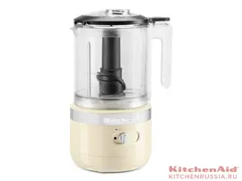 Мини-комбайн кухонный беспроводной KitchenAid 5KFCB519EAC 1,18 л. Кремовый