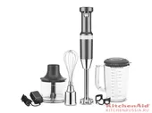 Блендер погружной беспроводной KitchenAid 5KHBBV83EMS Серебряный медальон