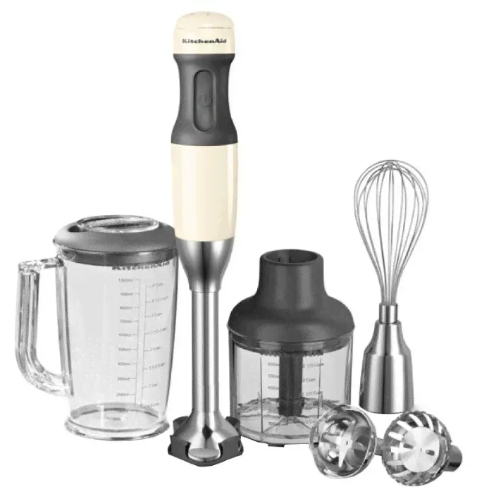 Погружной блендер KitchenAid 5KHB2571EAC, кремовый-0