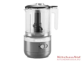 Мини-комбайн кухонный беспроводной KitchenAid 5KFCB519EDG 1,18 л. Серебристый
