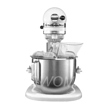 KitchenAid Миксер планетарный проф. 5KPM5EWH, дежа 4.80л., 3 насадки, белый-2
